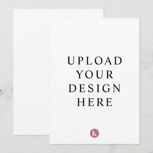 5" x 7" Uitnodiging (Voorkant / Achterkant)