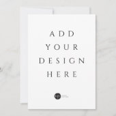 5" x 7" Uitnodiging / Menu / Plat kaart (Voorkant)