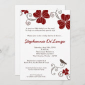 5 x 7 Uitnodiging tot Baby shower van Tropische Lu (Voorkant / Achterkant)