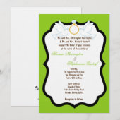 5 x 7 Uitnodiging tot het uitzenden van een wedden (Voorkant / Achterkant)