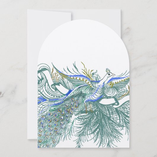 5 x 7 uitnodiging tot huwelijk (Achterkant)