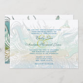 5 x 7  uitnodiging tot huwelijk (Voorkant / Achterkant)