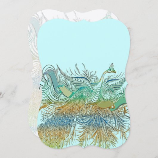 5 x 7  uitnodiging tot huwelijk (Voorkant / Achterkant)