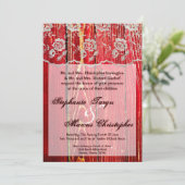 5 x 7 Uitnodiging tot uitzending van een bruiloft (Staand voorkant)