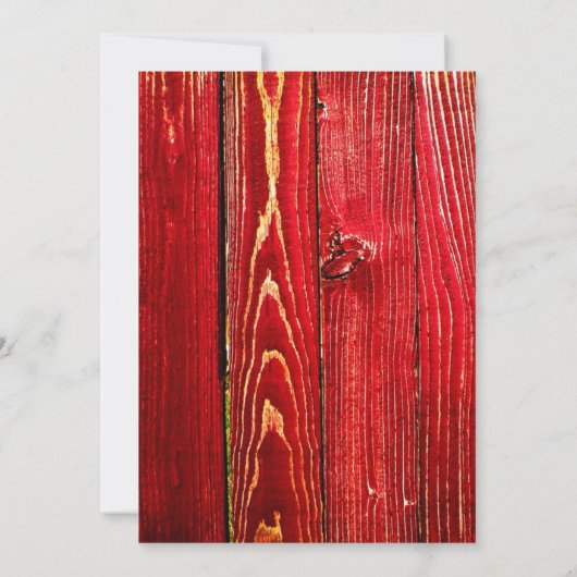 5 x 7 Uitnodiging tot uitzending van een bruiloft (Achterkant)