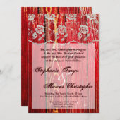 5 x 7 Uitnodiging tot uitzending van een bruiloft (Voorkant / Achterkant)