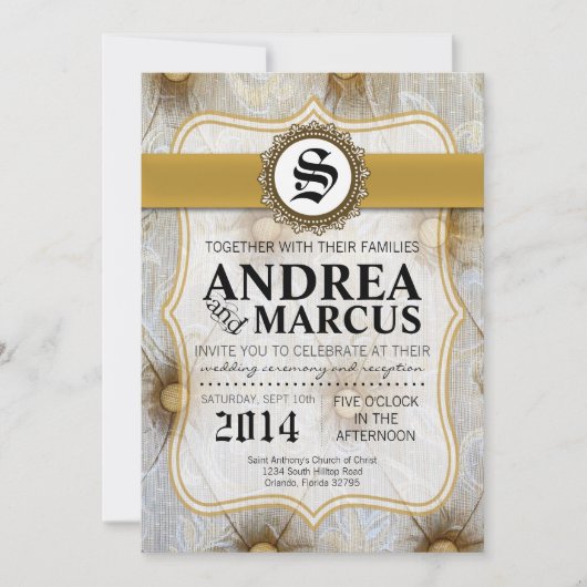 5 x 7  uitnodiging voor verbinding met koppelingsv (Voorkant)