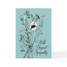 5 x 7 Vouw condoleancekaart