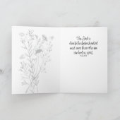 5 x 7 Vouw condoleancekaart Bedankkaart (Binnen)