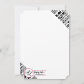 5 x 7 Weddenschap Boho Buffalo Tribal Patroon Kaart (Achterkant)