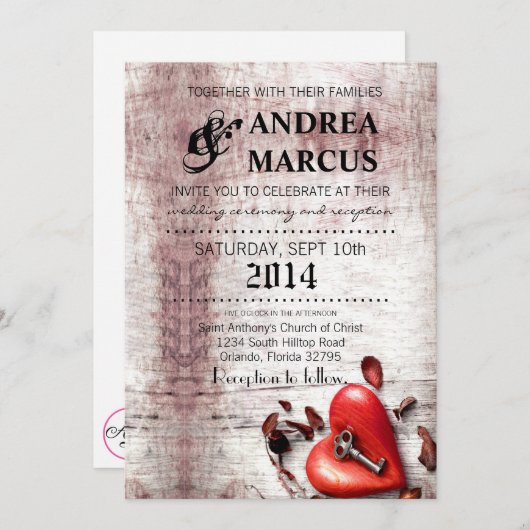 5 x 7 Weddenschap Landtroep Nobelsleutel voor de u Kaart (Voorkant / Achterkant)