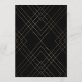 5 x 7 Wit Zwart Goud Trouwtafel Nummers (Achterkant)