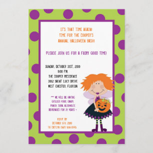5 x 7 Witch Halloween Bash Kaart