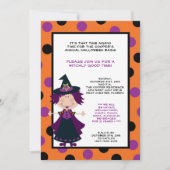 5 x 7 Witch Halloween Bash Kaart (Voorkant)
