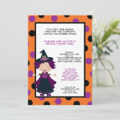 5 x 7 Witch Halloween Bash Kaart (Staand voorkant)