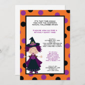 5 x 7 Witch Halloween Bash Kaart (Voorkant / Achterkant)