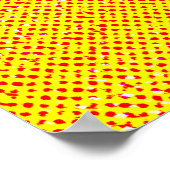 5 x/y crossed spiral overlay in Ben Day Dot Poster (Hoek)