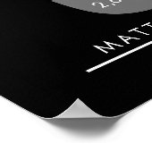 5 Years Retirement or Employee Appreciation Gift Poster (Hoek)