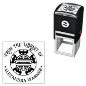 5 Zegeningen: Longeviteit Symbool 5 Vleermuizen Bi Zelfinktende Stempel (In situ)