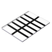 5 Zwarte lijnen Notitieboek (Linkerzijde)