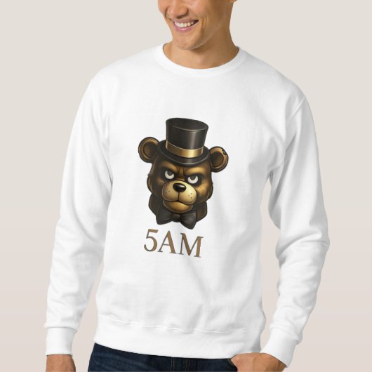 5AM Night Shift Horror Gaming Sweatshirt (Voorkant)