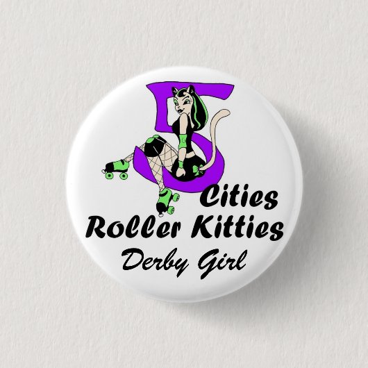 5CRK Officiële Derby GIrl Button (Voorkant)