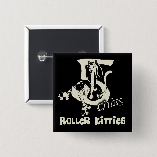 5CRK Roller Derby Button (Voorkant /achterkant)