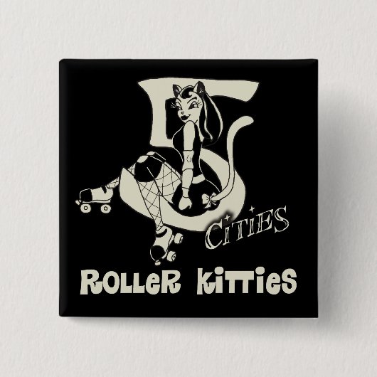 5CRK Roller Derby Button (Voorkant)