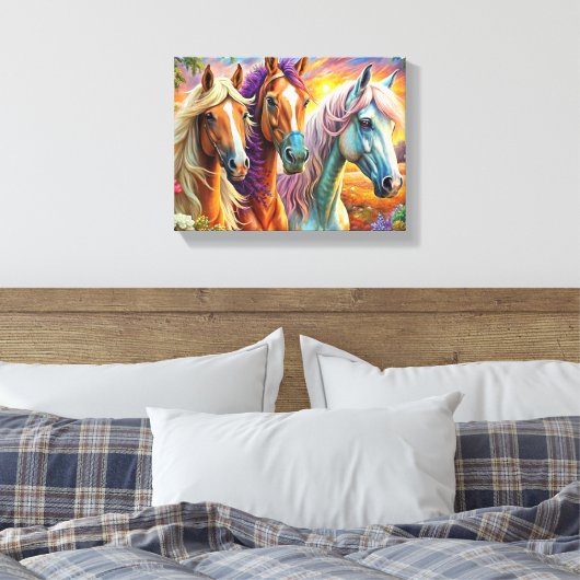 5D Diamond Painting Kit Horse Design DIY Muurkunst Canvas Afdruk (Insitu (Slaapkamer))