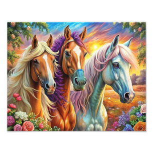 5D Diamond Painting Kit Horse Design DIY Muurkunst Foto Afdruk
