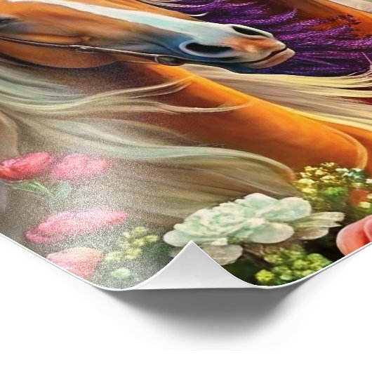 5D Diamond Painting Kit Horse Design DIY Muurkunst Foto Afdruk (Hoek)