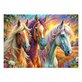 5D Diamond Painting Kit Horse Design DIY Muurkunst Foto Afdruk (Voorkant)