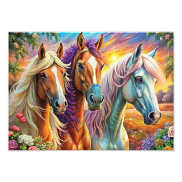 5D Diamond Painting Kit Horse Design DIY Muurkunst Foto Afdruk