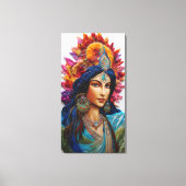 5D Impasto olieverfschilderij – Shakti Canvas Afdruk (Voorkant)