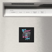 5de graad is mijn Jam -  Boombox 80s leraar Magneet (Insitu (Vaatwasser))