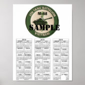 5de TANK BATTALION VIETNAM Poster (Voorkant)