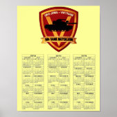 5de TANK BATTALION VIETNAM Poster (Voorkant)
