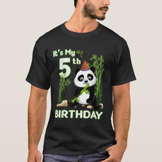 5e 5 Py Dierenpanda T-shirt (Voorkant)