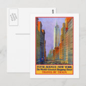, 5e Ave New York Briefkaart (Voorkant / Achterkant)