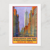 , 5e Ave New York Briefkaart (Voorkant)