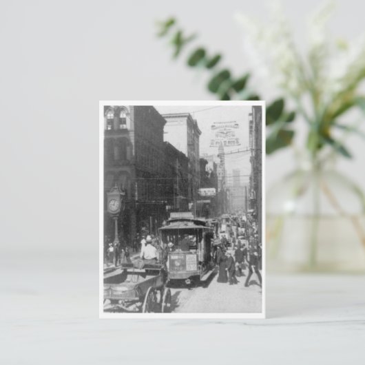 5e Ave, Pittsburgh Briefkaart (Staand voorkant)