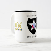 5E BATTALION 20E INFANTRY 2E INFANTRY DIV TWEEKLEURIGE KOFFIEMOK (Voorkant links)