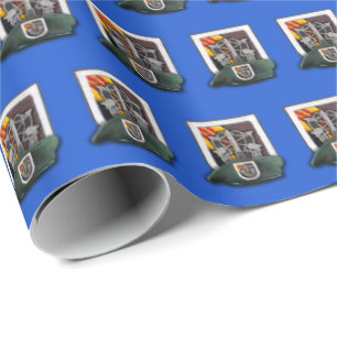 5e bijzondere groep van de strijdkrachten Groene b Cadeaupapier