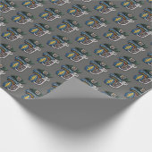 5e bijzondere groep van de strijdkrachten Groene b Cadeaupapier (Hoek)