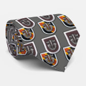 5e bijzondere groep van de strijdkrachten Groene b Stropdas (Opgerold)