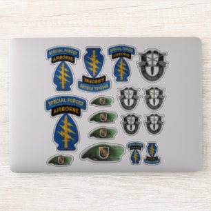 5e bijzondere troepenmacht Groene Berets Contour S Sticker
