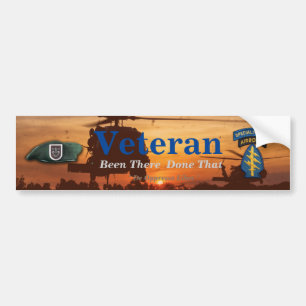 5e bijzondere troepenmacht groene bessen veteranen bumpersticker