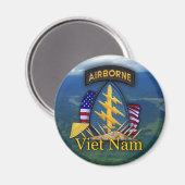5e bijzondere troepenmacht groene bessen vietnam M Magneet (Voorkant / Achterkant)
