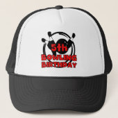 5e Bowling Verjaardag Tshirts en geschenken Trucker Pet (Voorkant)