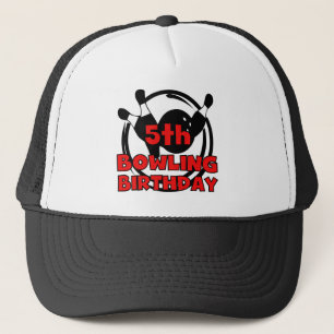 5e Bowling Verjaardag Tshirts en geschenken Trucker Pet